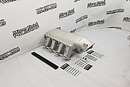 Holley EFI Aluminum Intake Manifold BEFORE Chrome-Like Metal Polishing and Buffing Services