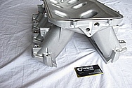 GM Holley EFI LS1 V8 Aluminum Intake Manifold BEFORE Chrome-Like Metal Polishing and Buffing Services