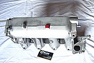 Honda S2000 Aluminum 4 Cylinder Intake Manifold BEFORE Chrome-Like Metal Polishing and Buffing Services