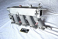 Honda S2000 Aluminum 4 Cylinder Intake Manifold BEFORE Chrome-Like Metal Polishing and Buffing Services