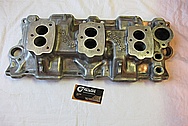 Chevrolet Corvette Aluminum V8 Intake Manifold BEFORE Chrome-Like Metal Polishing and Buffing Services