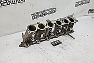 Toyota Supra 2JZ-GTE Aluminum 6 Cylinder Intake Manifold Project BEFORE Chrome-Like Metal Polishing and Buffing Services / Restoration Services - Aluminum Polishing