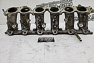 Toyota Supra 2JZ-GTE Aluminum 6 Cylinder Intake Manifold Project BEFORE Chrome-Like Metal Polishing and Buffing Services / Restoration Services - Aluminum Polishing