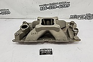 Dart Aluminum V8 Intake Manifold BEFORE Chrome-Like Metal Polishing and Buffing Services / Restoration Services - Aluminum Polishing