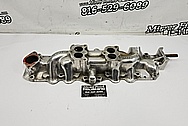 Aluminum Intake Manifold BEFORE Chrome-Like Metal Polishing and Buffing Services - Aluminum Polishing Service - Intake Polishing