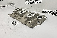 Offenhauser V8 Aluminum Intake Manifold and Cylinder Head Project BEFORE Chrome-Like Metal Polishing and Buffing Services - Intake Manifold Polishing Services