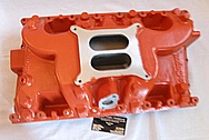 Hemi V8 426 Aluminum Intake Manifold BEFORE Chrome-Like Metal Polishing and Buffing Services