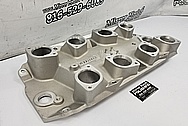 Borla Aluminum Intake Manifold BEFORE Chrome-Like Metal Polishing and Buffing Services - Aluminum Polishing - Intake Polishing 