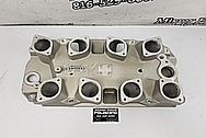 Borla Aluminum Intake Manifold BEFORE Chrome-Like Metal Polishing and Buffing Services - Aluminum Polishing - Intake Polishing 