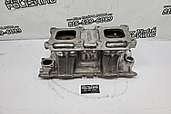 Weiand V8 Aluminum Intake Manifold BEFORE Chrome-Like Metal Polishing - Aluminum Polishing - Intake Manifold Polishing