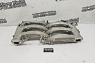 Nissan 300ZX Aluminum Intake Manifold BEFORE Chrome-Like Metal Polishing and Buffing Services / Restoration Services - Aluminum Polishing - Intake Manifold Polishing