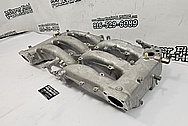 Nissan 300ZX Aluminum Intake Manifold BEFORE Chrome-Like Metal Polishing and Buffing Services / Restoration Services - Aluminum Polishing - Intake Manifold Polishing