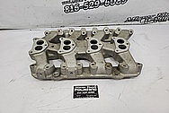 Weiand Aluminum Intake Manifold BEFORE Chrome-Like Metal Polishing and Buffing Services / Restoration Services - Intake Polishing - Aluminum Polishing 