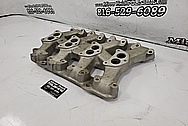 Weiand Aluminum Intake Manifold BEFORE Chrome-Like Metal Polishing and Buffing Services / Restoration Services - Intake Polishing - Aluminum Polishing 