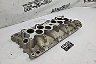 Ford Mustang Aluminum Lower Intake Manifold BEFORE Chrome-Like Metal Polishing and Buffing Services / Restoration Services - Intake Polishing - Aluminum Polishing 