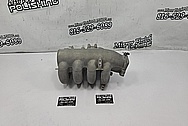 4 Cylinder Aluminum Intake Manifold BEFORE Chrome-Like Metal Polishing and Buffing Services / Restoration Services - Intake Polishing - Aluminum Polishing 