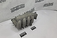 4 Cylinder Aluminum Intake Manifold BEFORE Chrome-Like Metal Polishing and Buffing Services / Restoration Services - Intake Polishing - Aluminum Polishing 