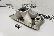 Brodix Profiler Sniper II Aluminum Intake Manifold BEFORE Chrome-Like Metal Polishing and Buffing Services / Restoration Services - Aluminum Polishing - Intake Manifold Polishing 