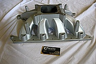 Ford Mustang Cobra V8 Sullivan Aluminum Intake Manifold Bottom BEFORE Chrome-Like Metal Polishing and Buffing Services