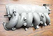 Toyota Supra 2JZ-GTE Upper Aluminum Intake Manifold BEFORE Chrome-Like Metal Polishing and Buffing Services