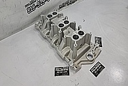 Weiand Aluminum Intake Manifold BEFORE Chrome-Like Metal Polishing and Buffing Services / Restoration Services - Aluminum Polishing - Intake Manifold Polishing