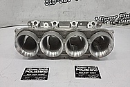 Skunk2 Ultra Racing Aluminum Intake Manifold for 2004 Honda Civic SI EP3 Hatchback 1,300hp Drag Car, K20 Engine, SFWD Car LaBrava Racing in Puerto Rico BEFORE Chrome-Like Metal Polishing and Buffing Services / Restoration Services - Aluminum Polishing - Intake Manifold Polishing - Performance Polishing