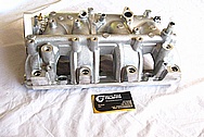 Mistubishi EVO X Aluminum Intake Manifold BEFORE Chrome-Like Metal Polishing and Buffing Services