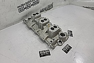 Edelbrock Aluminum Intake Manifold BEFORE Chrome-Like Metal Polishing and Buffing Services / Restoration Services - Aluminum Polishing - Intake Manifold Polishing