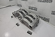 Mitsubishi 3000GT Aluminum Intake Manifold BEFORE Chrome-Like Metal Polishing and Buffing Services / Restoration Services - Aluminum Polishing - Intake Manifold Polishing