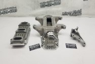 Aluminum Intake Manifold BEFORE Chrome-Like Metal Polishing - Aluminum Polishing - Intake Manifold Polishing Service Plus Custom Painting Services