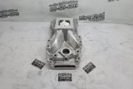 Aluminum Intake Manifold BEFORE Chrome-Like Metal Polishing - Aluminum Polishing - Intake Manifold Polishing Services