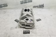 Edelborck Aluminum Intake Manifold BEFORE Chrome-Like Metal Polishing and Buffing Services / Restoration Services - Intake Manifold Polishing 