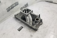 Reher Morrison Edelbrock Aluminum Intake Manifold BEFORE Chrome-Like Metal Polishing and Buffing Services / Restoration Services - Aluminum Polishing - Intake Manifold Polishing