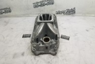 Reher Morrison Edelbrock Aluminum Intake Manifold BEFORE Chrome-Like Metal Polishing and Buffing Services / Restoration Services - Aluminum Polishing - Intake Manifold Polishing