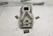 Edelbrock Aluminum Intake Manifold BEFORE Chrome-Like Metal Polishing and Buffing Services / Restoration Services - Aluminum Polishing - Intake Manifold Polishing