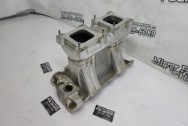 Weiand Aluminum Intake Manifold BEFORE Chrome-Like Metal Polishing and Buffing Services / Restoration Services - Intake Manifold Polishing Service 