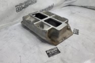 Aluminum Blower Intake Manifold BEFORE Chrome-Like Metal Polishing - Aluminum Polishing - Plus Custom Painting
