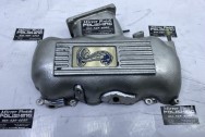 1996 Ford Mustang Cobra Aluminum Intake Manifold BEFORE Chrome-Like Metal Polishing and Buffing Services / Restoration Services - Aluminum Polishing Polishing Services - Plus Custom Grinding and Welding Services & Performance Polishing