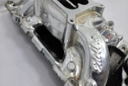 Edelbrock Intake Manifold BEFORE Chrome-Like Metal Polishing - Aluminum Polishing - Intake Manifold Polishing Services