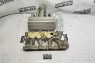 Ford Mustang GT Alumininum Upper and Lower Intake Manifold BEFORE Chrome-Like Metal Polishing - Aluminum Polishing - Intake Manifold Polishing Service