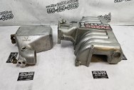 Ford Mustang 5.0L Aluminum Intake Manifold BEFORE Chrome-Like Metal Polishing - Aluminum Polishing - Intake Manifold Polishing Service 