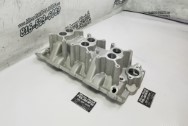 Aluminum Intake Manifold BEFORE Chrome-Like Metal Polishing - Aluminum Polishing - Intake Manifold Polishing Service