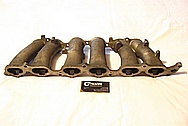 1993 - 1998 Toyota Supra 2JZ - GTE Aluminum Lower Intake Manifold BEFORE Chrome-Like Metal Polishing and Buffing Services