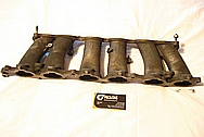 1993 - 1998 Toyota Supra 2JZ - GTE Aluminum Lower Intake Manifold BEFORE Chrome-Like Metal Polishing and Buffing Services