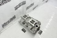 Offenhauser Aluminum Intake Manifold BEFORE Chrome-Like Metal Polishing | Intake Manifold Polishing | Aluminum Polishing Services