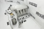 Holley EFI Aluminum Intake Manifold BEFORE Chrome-Like Metal Polishing | Intake Manifold Polishing | Aluminum Polishing Services