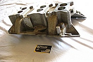 Aluminum Intake Manifold BEFORE Chrome-Like Metal Polishing and Buffing Services