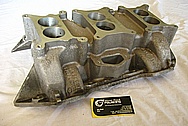 Aluminum Intake Manifold BEFORE Chrome-Like Metal Polishing and Buffing Services