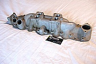 Aluminum V8 Flathead Intake Manifold BEFORE Chrome-Like Metal Polishing and Buffing Services