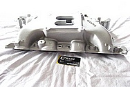 Blue Thunder Ford Cleveland 351 Aluminum V8 Intake Manifold BEFORE Chrome-Like Metal Polishing and Buffing Services